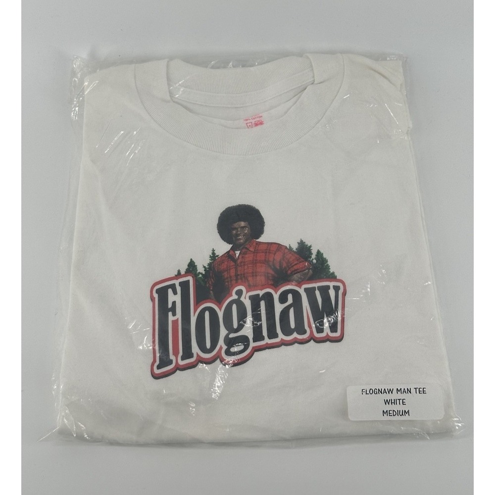 Flognaw Man Tee White Rare Size M
